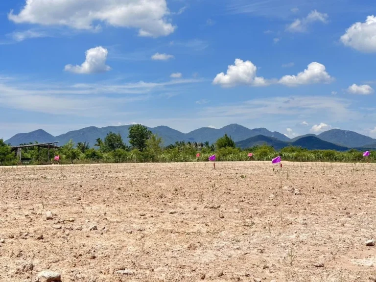 ขายที่ดินหนองขุ่น วิวเขา ติดถนนลาดยาง 200 ตรว ชะอำ เพชรบุรี