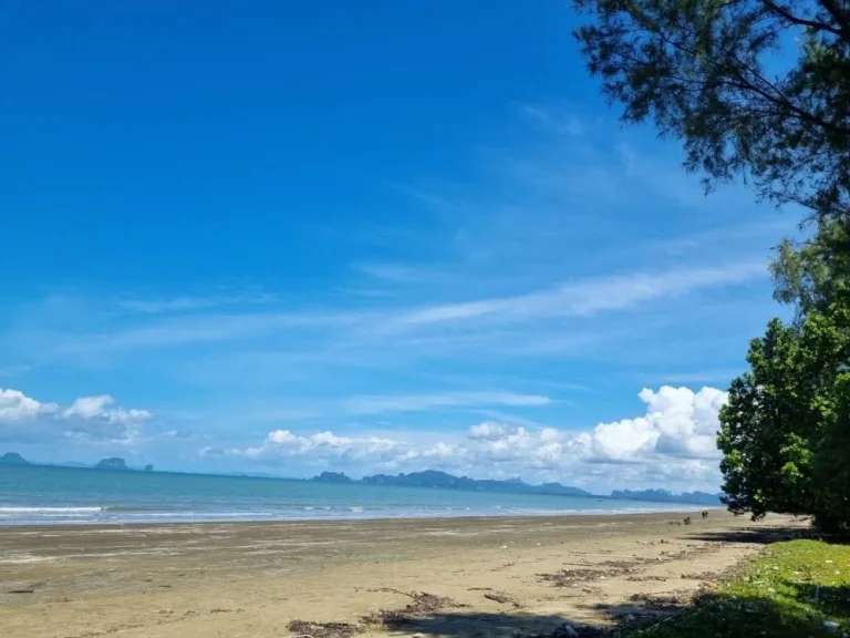 ขายที่ หาดยาว กระบี่ วิวเกาะฝั่งพังงา และ กระบี่ ทะเลสวย