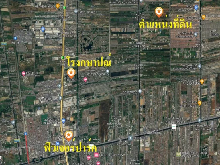 ขายที่ดินเปล่า ตคลองสอง อคลองหลวง จปทุมธานี 1-2-13 ไร่