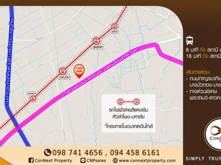 ขายที่ดินพร้อมสิ่งปลูกสร้าง 330 ตารางวา ถพระราม 2 ซอย 50