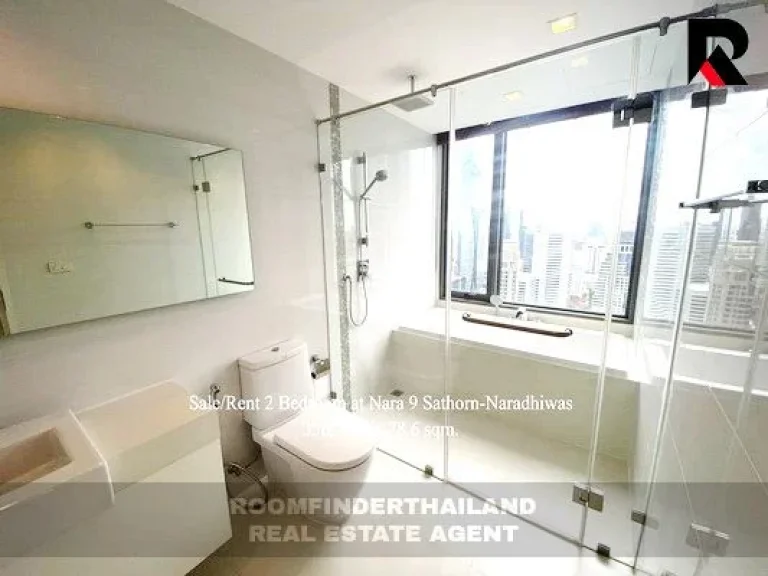 เช่า FOR RENT NARA 9 CONDOMINIUM 2 beds 2 baths 78 Sqm 48000 CLOSE BTS CHONGNONSI