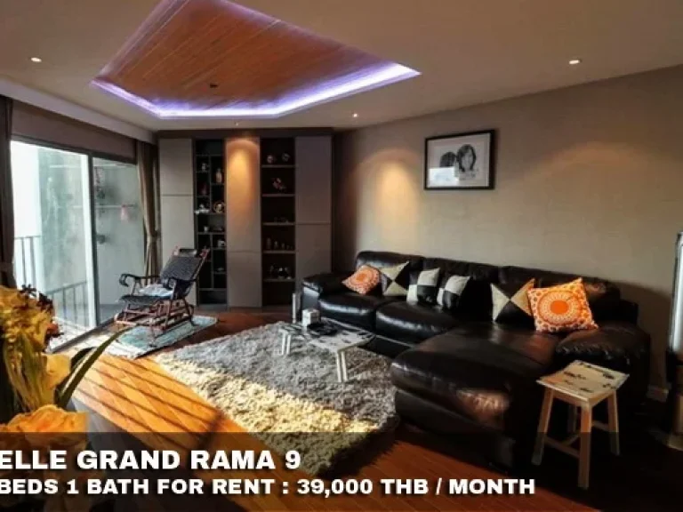 เช่า FOR RENT BELLE GRAND RAMA 9 2 beds 1 bath 78 Sqm 39000 NEXT TO MRT RAMA 9