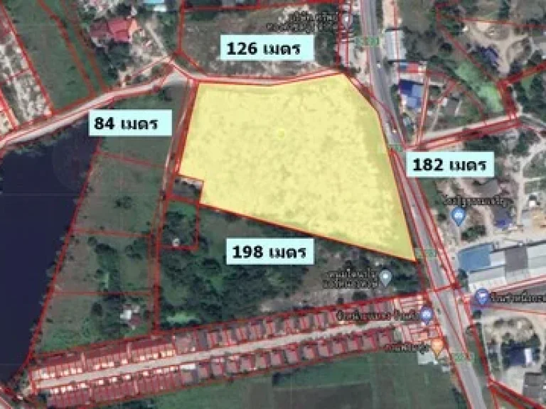 ขาย ที่ดิน 14 ไร่ พานทอง ใกล้แยกมาบโป่ง เหมาะทำหมู่บ้านจัดสรร