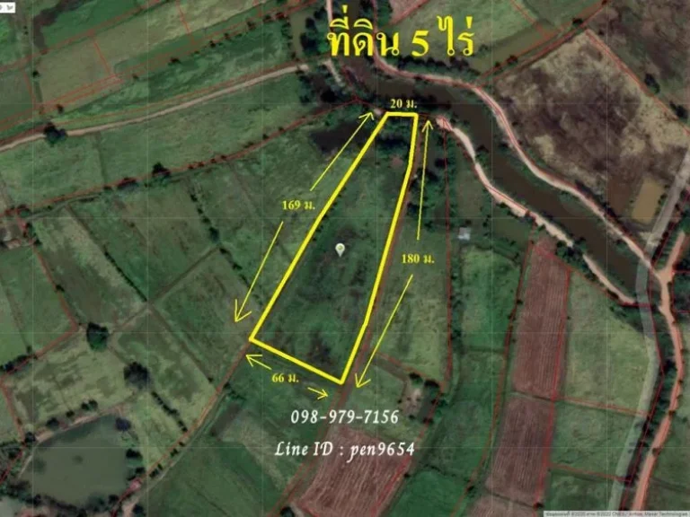 ขายที่ยกแปลงทั้งหมด 5 ไร่ อ กันทรวิชัย ข้างหน้าติดทางและห้วยสาธารณะมีน้ำตลอดปี มีทางรอบที่ดิน