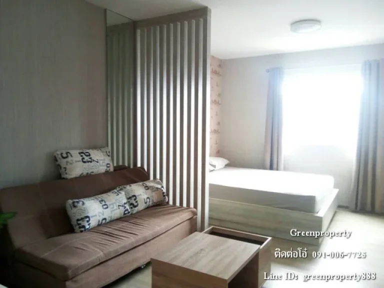 ให้เช่าคอนโด 6000 THE POINT CONDO รังสิต-คลอง 6 ขนาด 26 ตรม 1 นอน 1 น้ำ ชั้น 8 เฟอร์ครบพร้อมอยู่