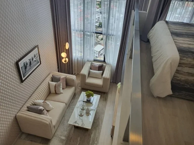 ให้เช่าคอนโดห้องใหม่ Knightsbridge Prime Sathorn ไนท์ บริดจ์ ไพร์ม สาทร1 ห้องนอนแบบ Duplex