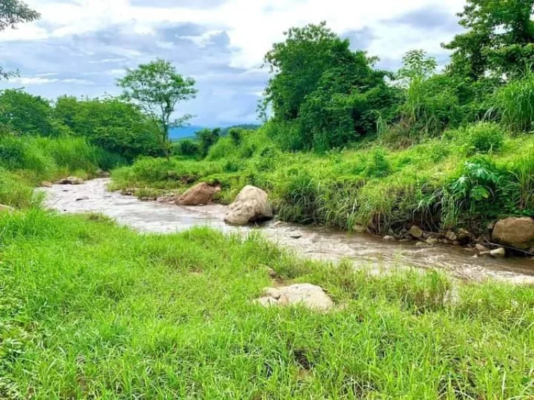 ขายที่ดินติดธารน้ำ ท่าผาแม่แจ่ม วิวเนินดอย เชียงใหม่