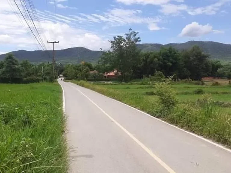 ขายที่ดินใกล้โรงพยาบาลแม่ออน วิวภูเขา ติดถนนคอนกรีต ราคาถูก