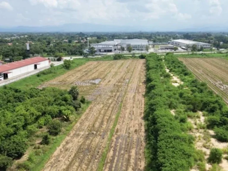 พลาดไม่ได้ ที่ดินติดถนนซุปเปอร์ไฮเวย์ เชียงใหม่ 8 ไร่เศษ