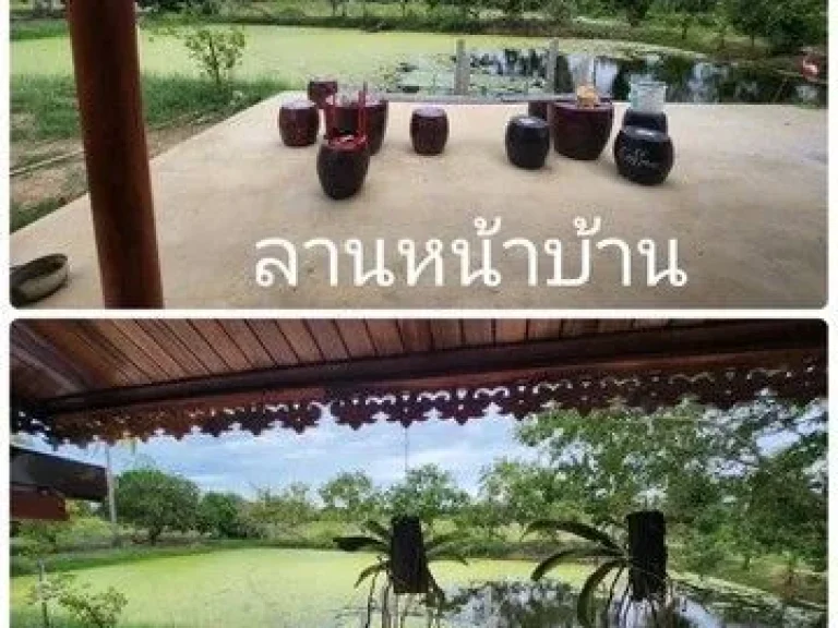 ขายที่ดินพร้อมบ้านไม้สองชั้น ต กระตีบ อกำแพงแสน จนครปฐม