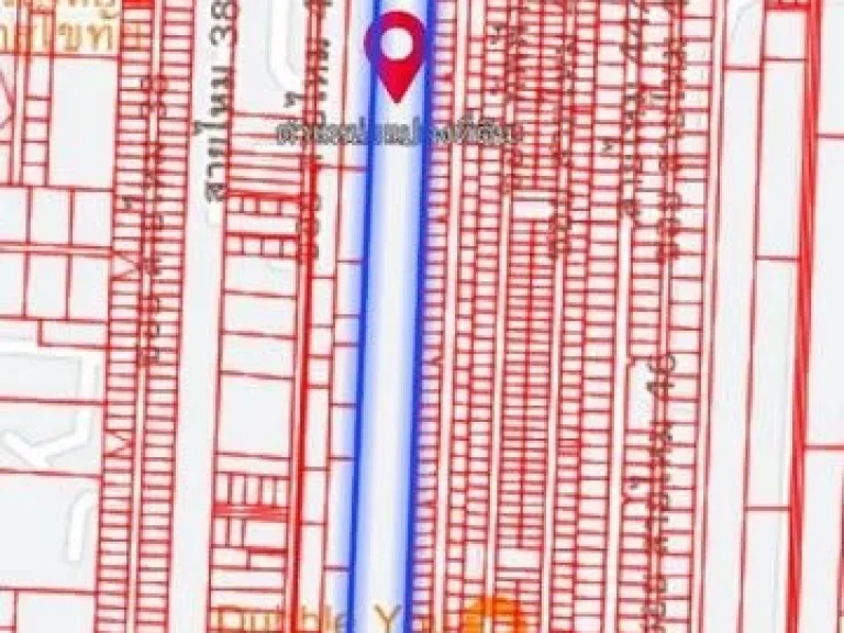 ขายที่ดินผังสีเหลือง 16-2-64 ไร่ ติดถนนสายไหม ระหว่างซอย 40