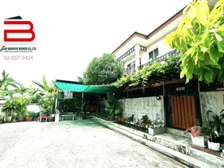 บ้านเดี่ยว หมู่บ้าน ฟ้านันทวัน มีนบุรี เนื้อที่ 57 ตรว