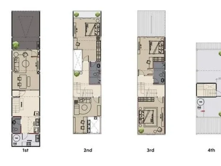 ขาย Townhome หลังใหญ่ Modern Minimal style ย่านเจริญกรุง