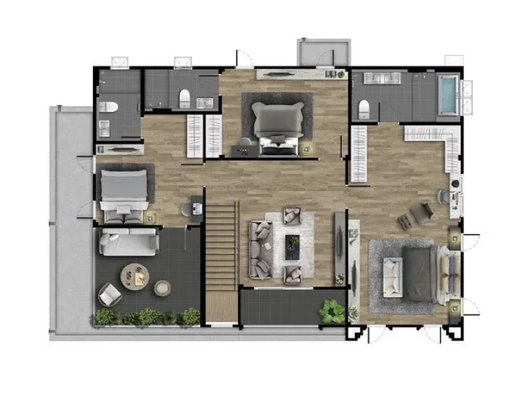 Centro Bangna Phase2 ขายใบจอง Type Angelo หลังริมพื้นที่กว้าง