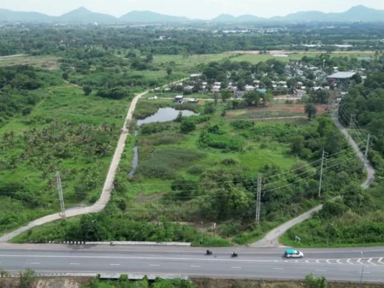 ที่ดินหัวหิน 16 ไร่ สี่แยกบายพาสหัวหิน หน้าติดถนนเพชรเกษมแนว