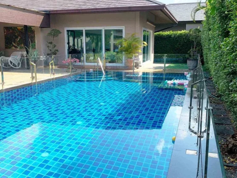 ขายบ้านเดี่ยว พร้อมสระว่ายน้ำโครงการบ้านพัทยา 5 Pool Villa