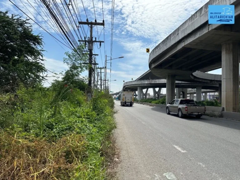 ที่ดินเปล่า16 ไร่ ติดถนนบางนา-ตราด ตบางวัว อบางปะกง