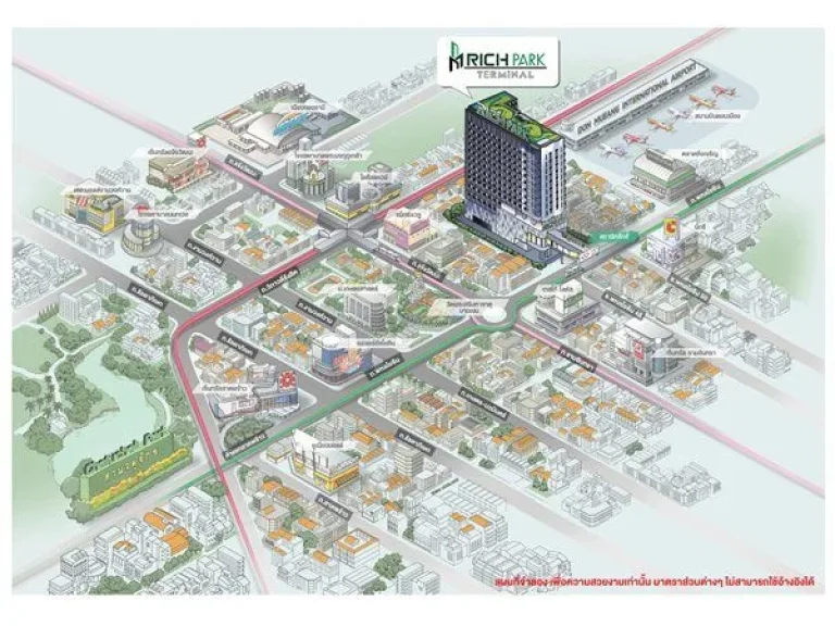 พิเศษ ให้เช่าคอนโด Rich park terminal พหลโยธิน59 ใกล้ BTS