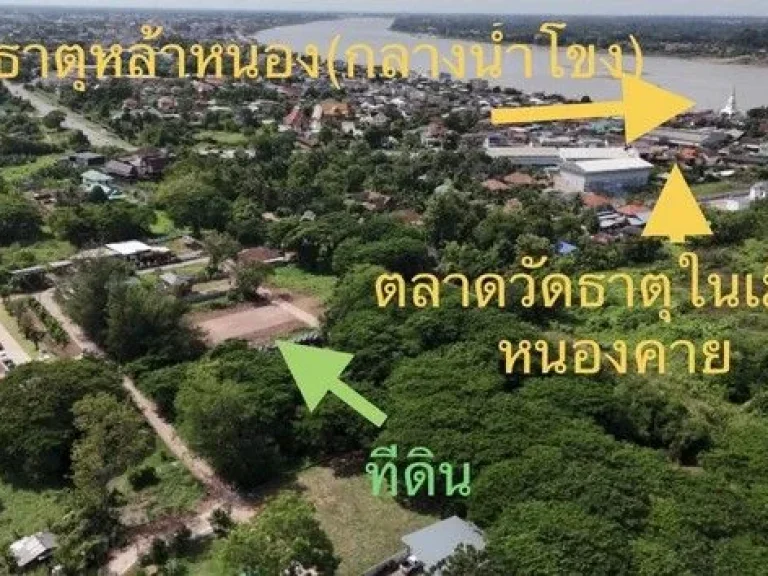 ขายที่ดินใกล้ตลาดวัดธาตุ และพระธาตุหล้าหนอง อเมือง จหนองคาย