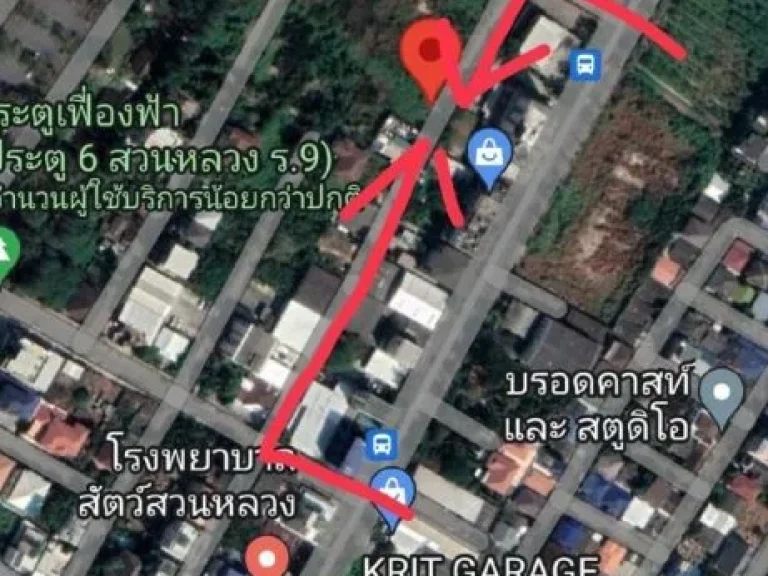 ขายที่ดินซอยประตูเฟื่องฟ้า หรือเฉลิมพระเกียรติ 39 ประเวศ กทม