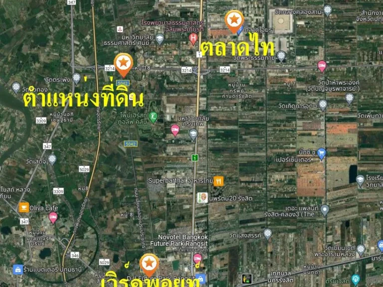 ขายที่ดินเปล่า 3-1-14 ไร่ ทำเลสวย ใกล้ บเวิร์คพอยท์