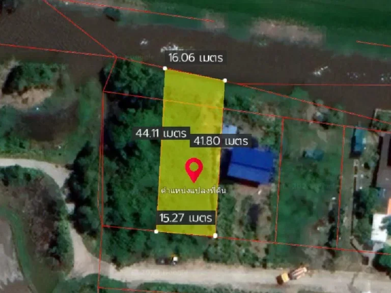 ขายที่ดินหลังโรงพยาบาลบางเสาธง 158 ตรว ติดคลองได้ที่งอกเพิ่ม