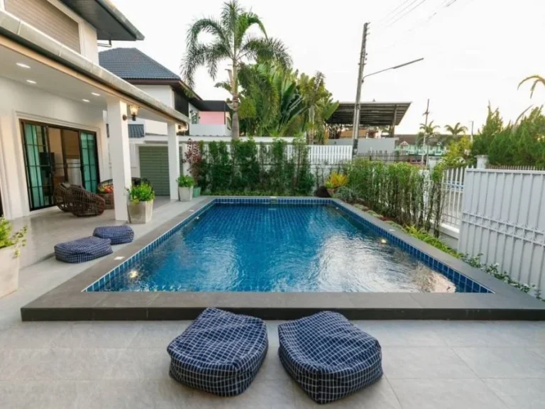 ขายบ้าน Pool Villa ในโครงการ พร้อมเข้าอยู่ ใกล้กาดฝรั่ง หางดง