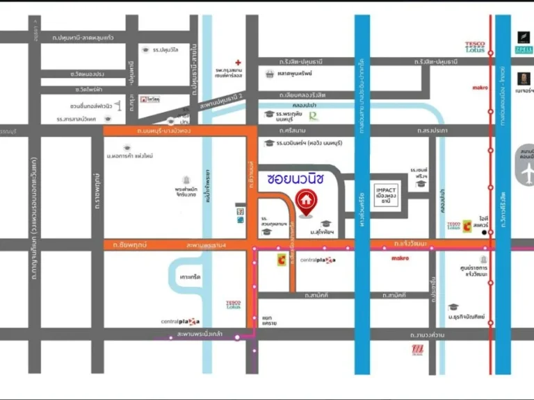 ขายบ้านเดี่ยว 2 ชั้น โครงการ ซอยนวนิช ปากเกร็ด