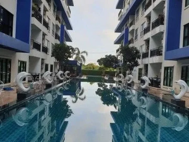 ให้เช่าคอนโดThe Blue Residence พัทยา มีเครื่องซักผ้า