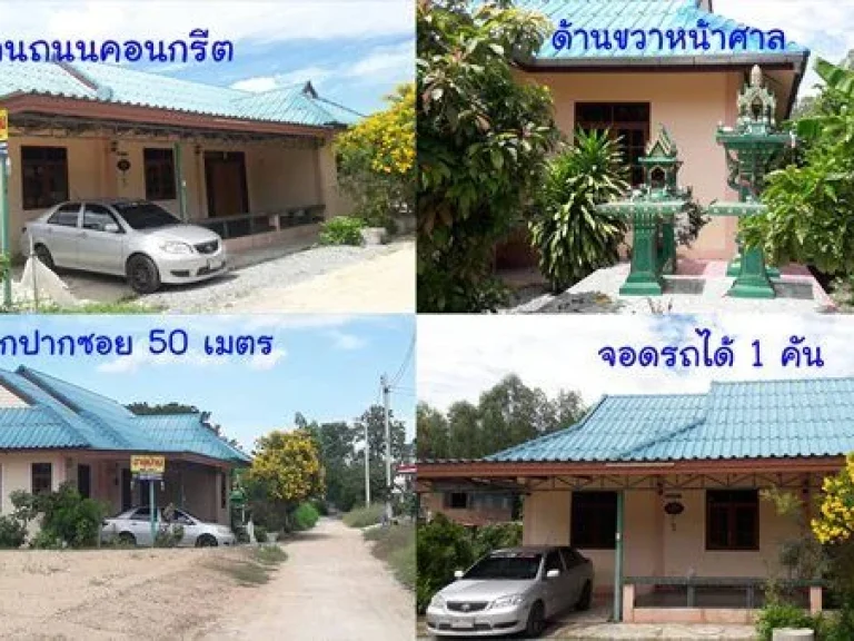 ขายบ้านเดี่ยว ชั้นเดียว ติดกับ อนุสรณ์ดอนเจดีย์ เนื้อที่ 79