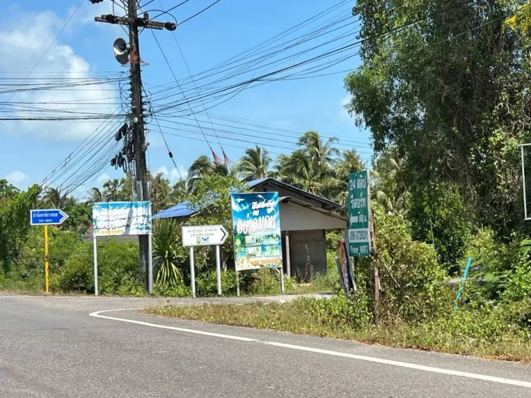 ขายด่วน ที่ดินทำเลทองติดถนน 2 ด้าน ใกล้หาดบางหอย ขนาด 22 ไร่