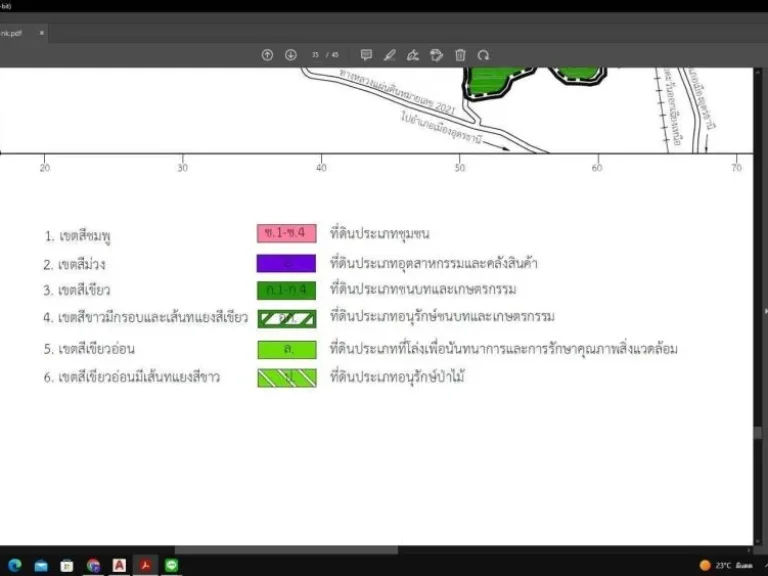 ขายที่ดินหนองคายโซนสีเขียวอ่อน เจ้าของขายเองติดถนนใหญ่