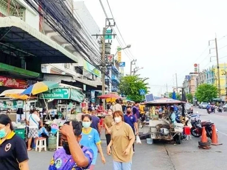 ติดตลาด สะแกงาม CJ ให้เช่าอาคารพาณิชย์ 4 ชั้น 21ตรว