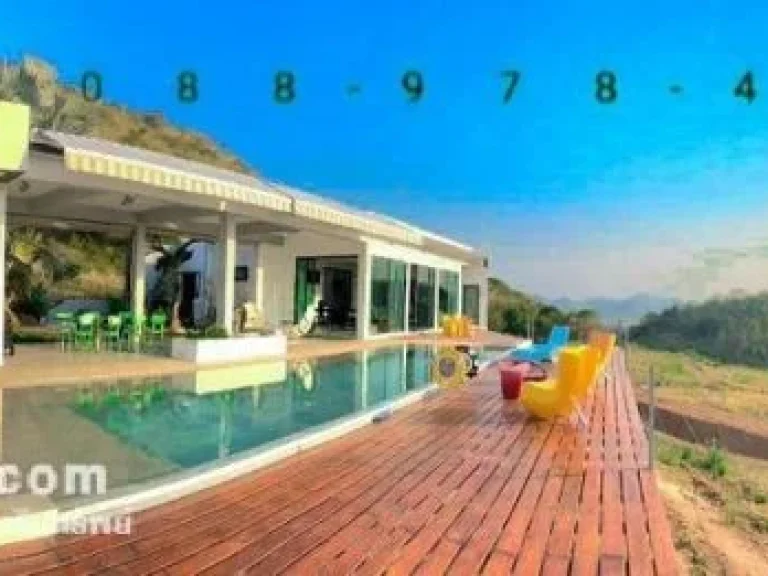 ขายบ้าน Pool Villa บนเขาพร้อมที่ดิน อำเภอปราณบุรี