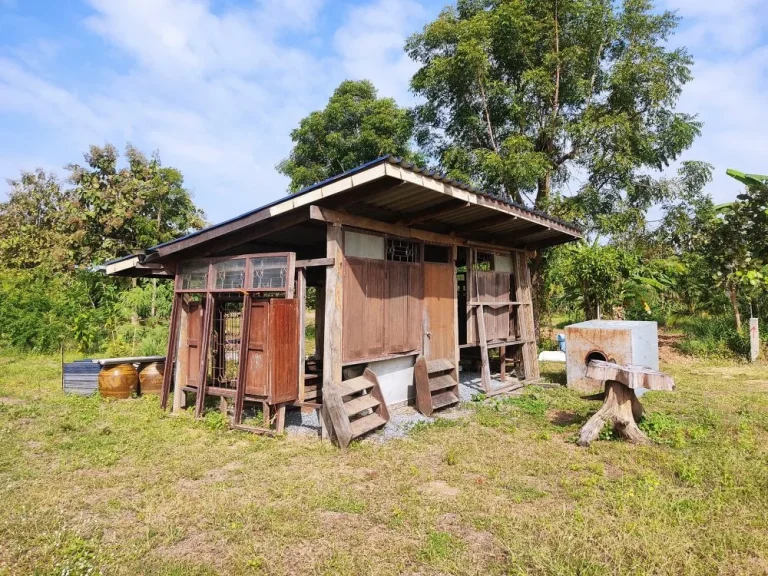 ที่ดินสวยทำบ้านสวนแปลงเล็ก บ้านไม้ พร้อมแปลงเกษตร สระหน้าบ้าน