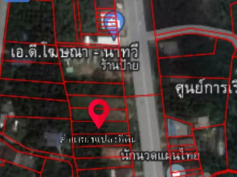 ขายที่ดินติดถนนใหญ่เส้นนาทวี-ประกอบ ท่าประดู่ นาทวี สงขลา