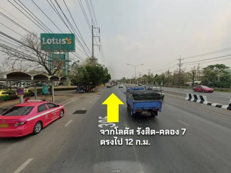 ขายที่ดินเชปผืนผ้า รังสิต-นครนายก คลอง 9 เนื้อที่ 9-2-65 ไร่