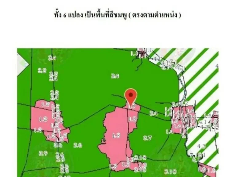 ขายที่ดิน ติดถนนสาย 346 บางเลน พื้นที่สีชมพู สำหรับทำหมู่บ้าน