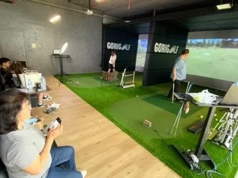 เซ้งธุรกิจพร้อมระบบบริหาร golf simulator สนามไดร์ฟในร่ม