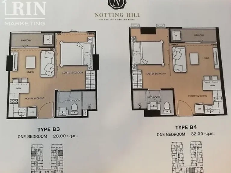 ขายด่วน Notting Hill เจริญกรุง 3300000 บาท พื้นที่ 3313