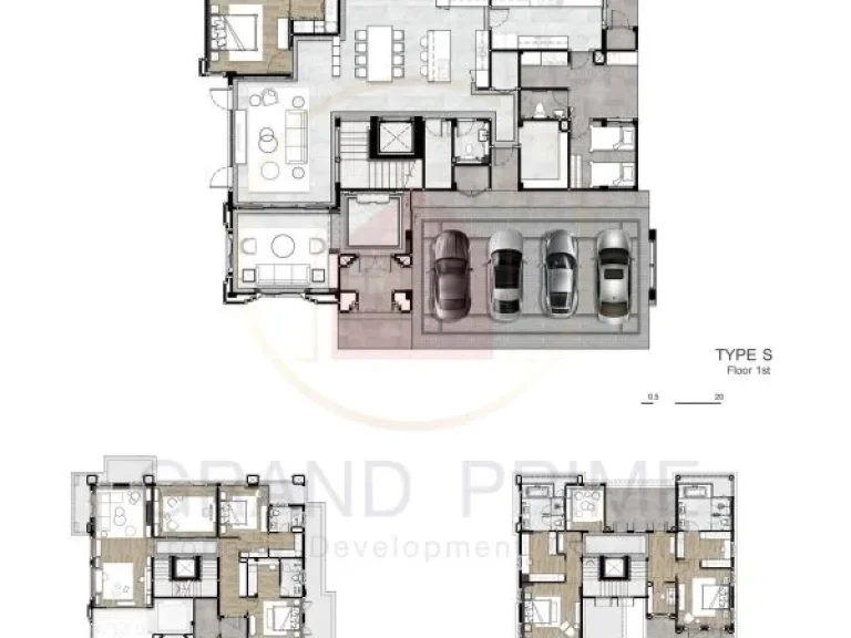 ขายบ้านเดี่ยวระดับไฮเอนด์ 3 ชั้น 5 ห้องนอน โครงการ แซงค์