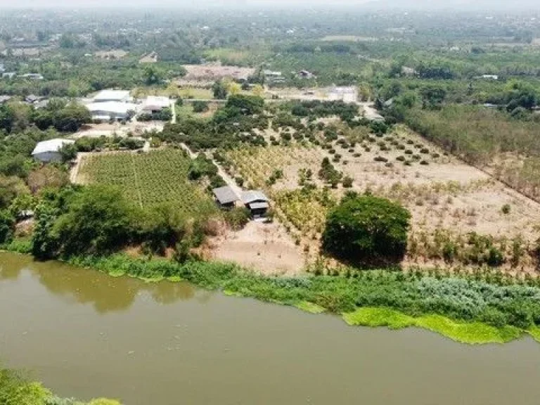 บ้านสวนติดน้ำปิงพร้อมสวนลำไยและที่งอก ป่าซางลำพูนเดินทางสะดวก