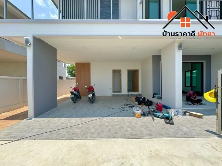 บ้านเดี่ยว 2 ชั้นสร้างใหม่สไตล์โมเดิร์น ฟรี