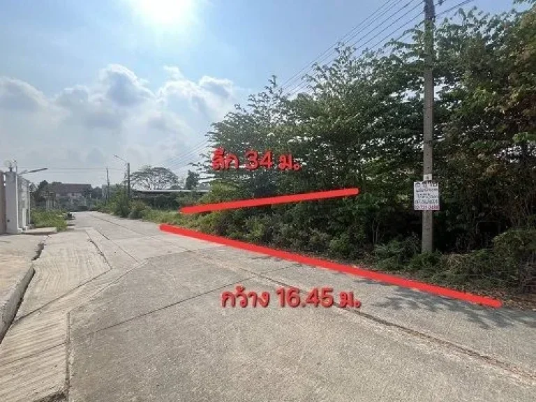 ขายที่ดิน ซรามคำแหง118 แยก46-11 มพฤกษชาติ พื้นที่ 140 ตรว