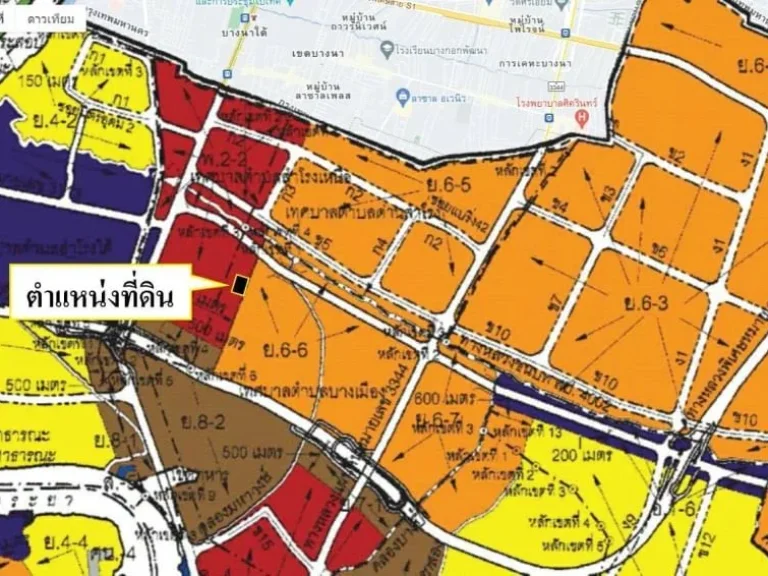 ขายถูกที่ดินถมแล้ว ติดถนนซอยท่านผู้หญิง ใกล้สถานี mrt