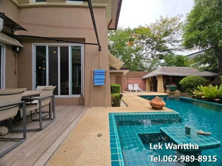 ขายด่วน บ้านเดี่ยวpool villa 2ชั้น หมู่บ้านกฤษณา สไตล์บาหลี