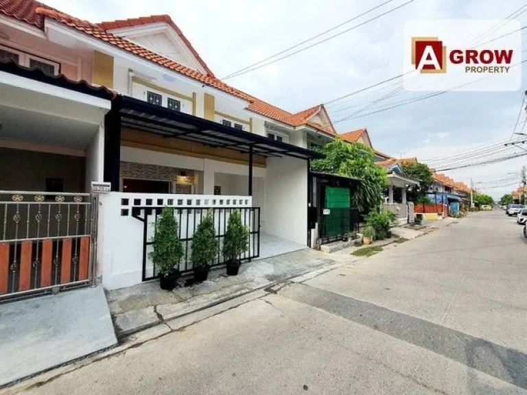 มพฤกษา28 บ้านทำเลดีหน้าบ้านไม่ซนใคร หน้าสวน