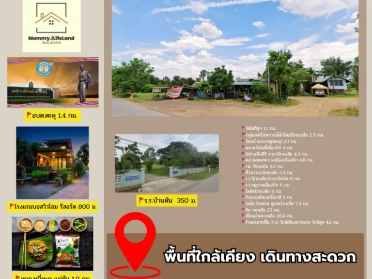 ขายที่ดินพร้อมบ้าน อาณาจักร 4 แปลง ที่เจ้าของภูมิใจ