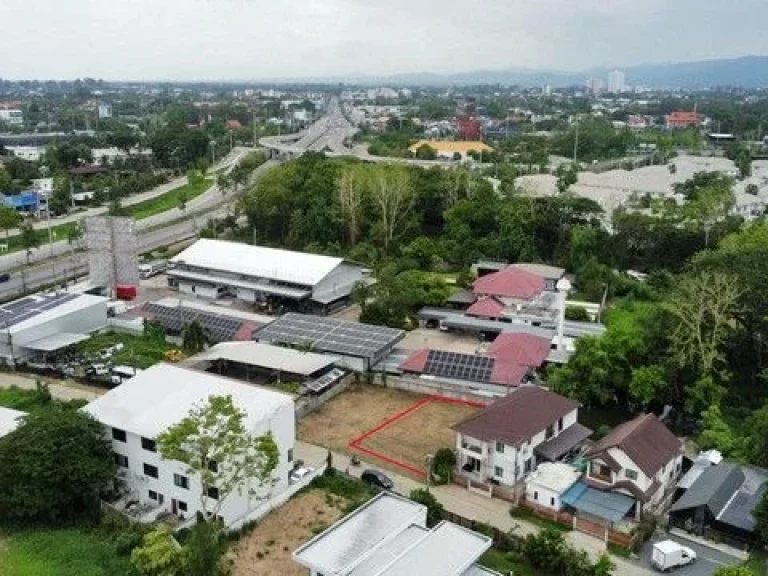 ที่ดินอเมืองเชียงใหม่ทำเลดีเหมาะสร้างทาวน์เฮาส์หรือบ้านไว้ป