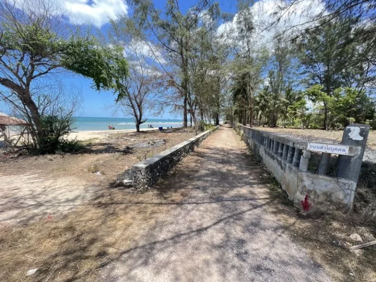 ขายที่ดินติดทะเลหาดบ้านกรูด บางสะพาน จังหวัดประจวบ เนื้อที่